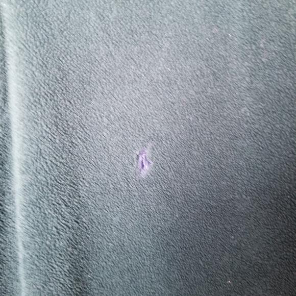 Vintage 90s Polo Ralph Lauren fleece pullover quarter zip XL forest green - Picture 4 of 6